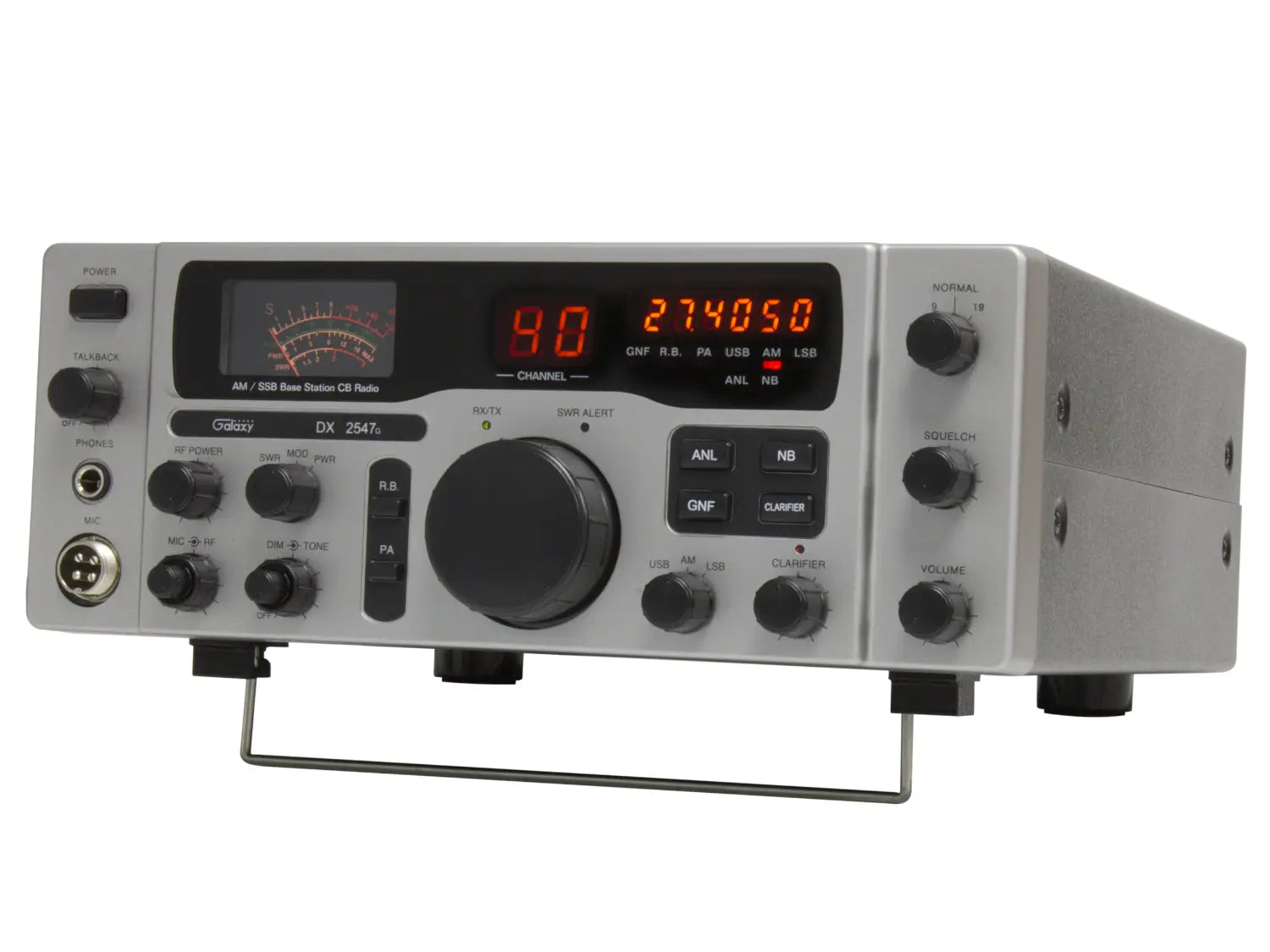 Galaxy DX2547-G CB Base Radio with Orange Display Lights - AM / SSB