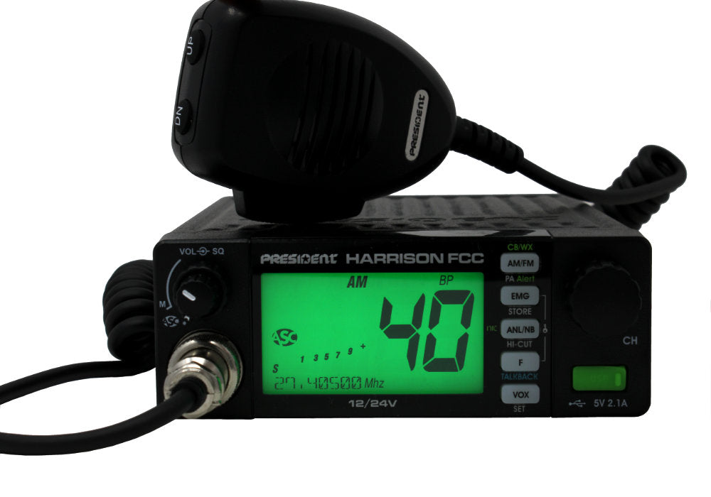NEW President Harrison FCC CB Radio with CTCC/DCS