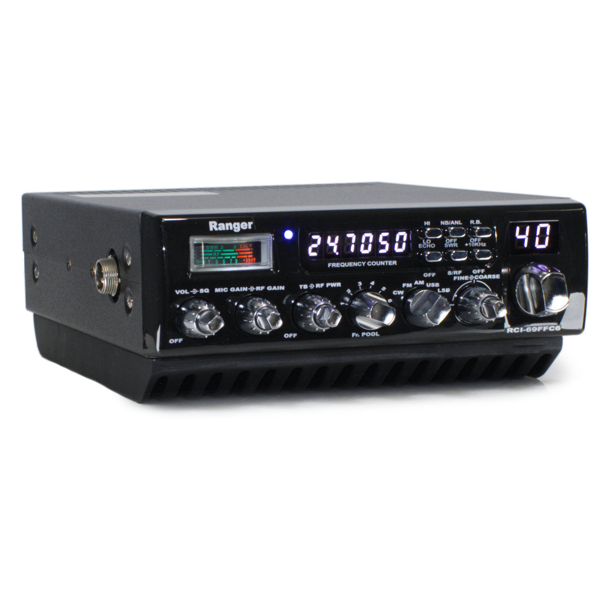 Ranger RCI69FFC6 450 + Watts Modulation SSB 10 Meter Radio
