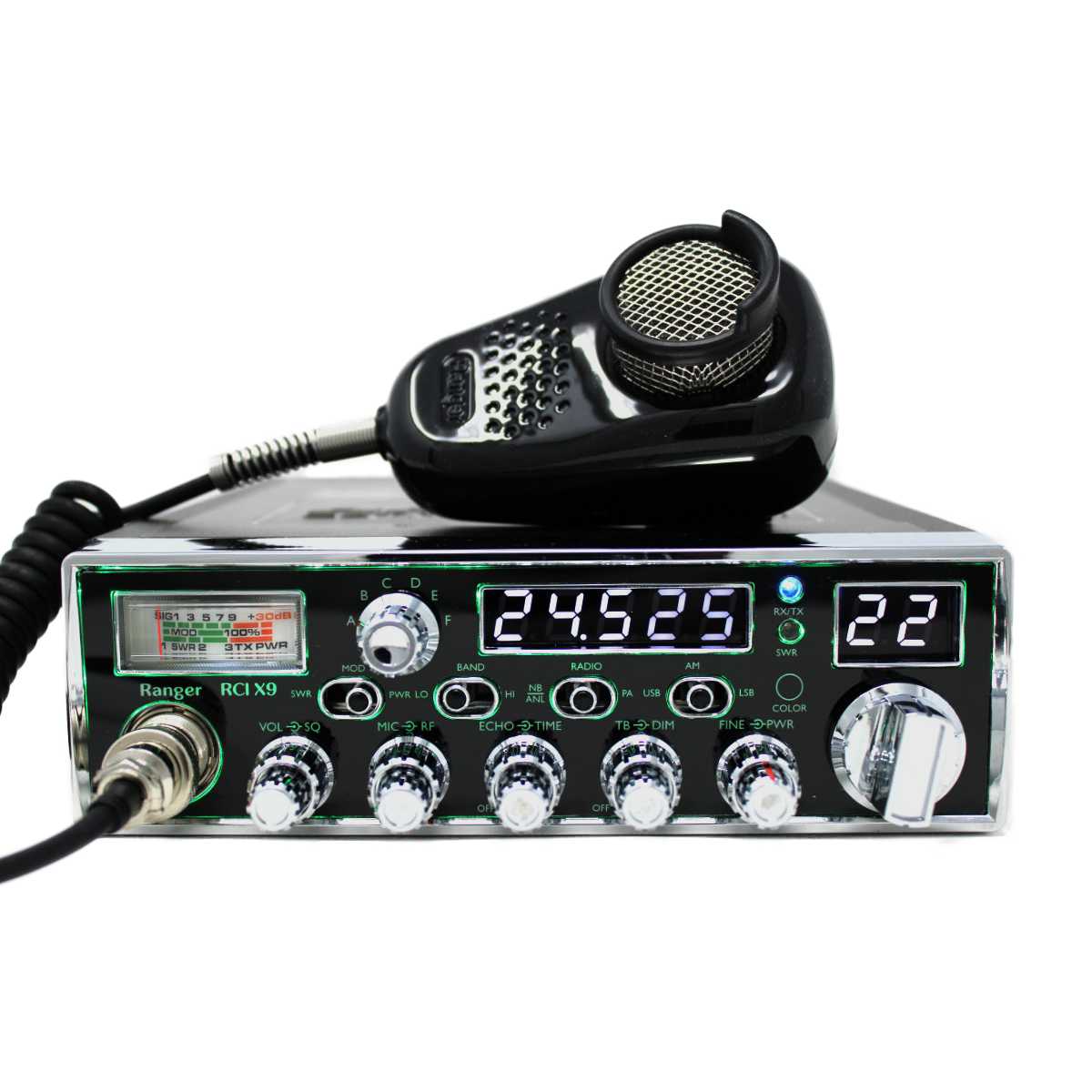 Ranger RCI-X9 80 Watts RMS | 120 Watts PeP | 10 Meter Radio w. AM USB/LSB Modes